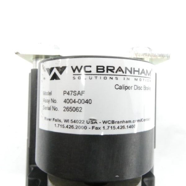 WC BRANHAM 4004-0040 P47SAF NSNP