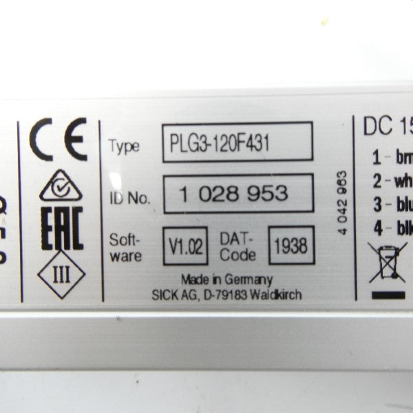 SICK PLG3-120F431 1028953 NSMP