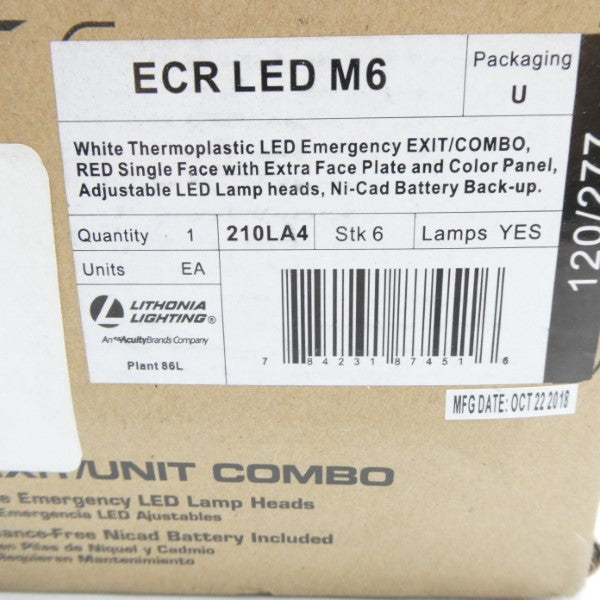 LITHONIA LIGHTING ECRLEDM6 120/277V NSMP