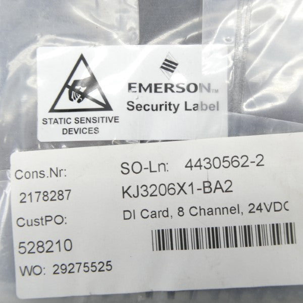 EMERSON KJ3206X1-BA2 24VDC NSMP