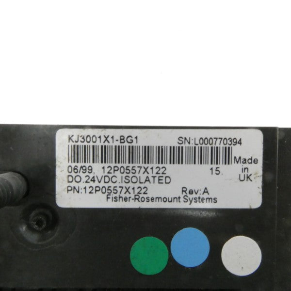 FISHER ROSEMOUNT 12P0557X122 KJ3001X1-BG1 24VDC UNMP