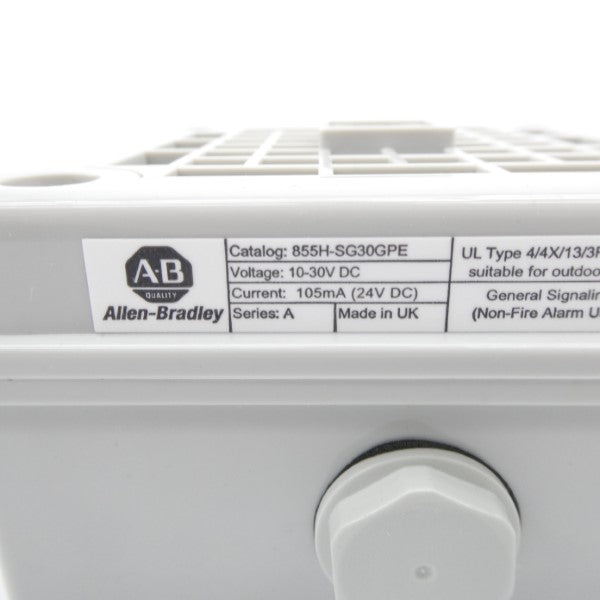 ALLEN BRADLEY 855H-SG30GPE SER. A 10-30VDC (BR/WH) NSMP