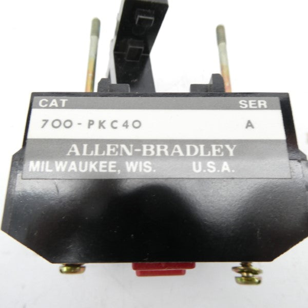 ALLEN BRADLEY 700-PKC40 SER. A (BK/YL) NSMP