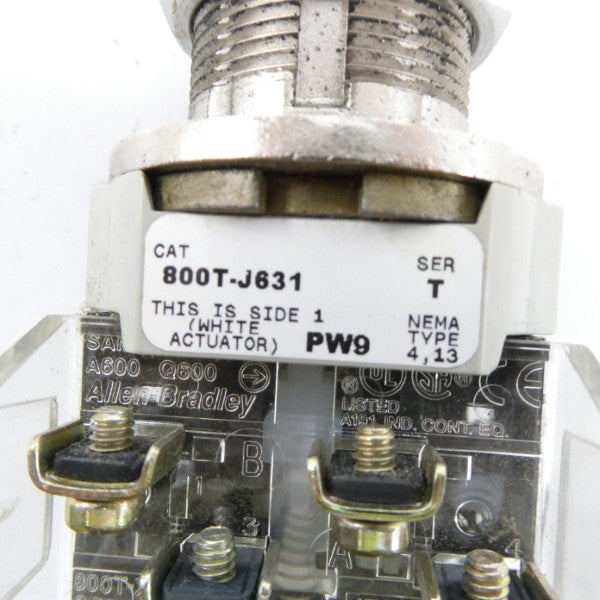 ALLEN BRADLEY 800T-J631 SER. T NSNP
