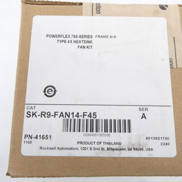 ALLEN BRADLEY SK-R9-FAN14-F45 SER. A (BR/WH) NSFS