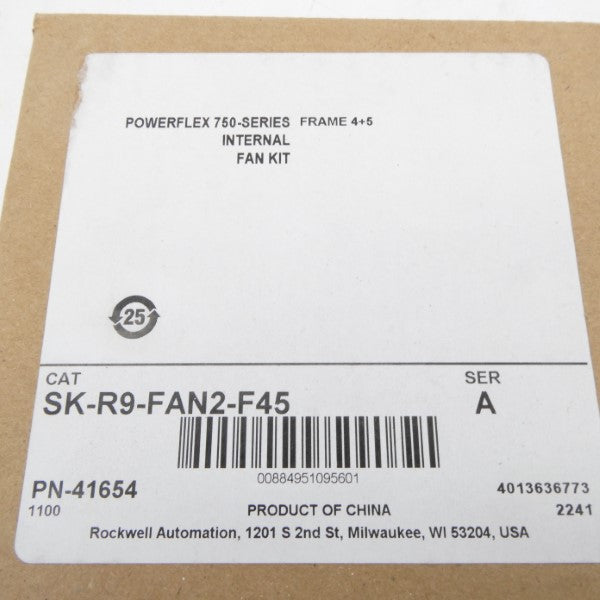 ALLEN BRADLEY SK-R9-FAN2-F45 SER. A (BR/WH) NSFS