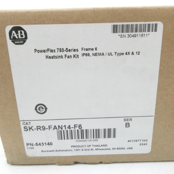 ALLEN BRADLEY SK-R9-FAN14-F6 SER. B (BR/WH) NSFS