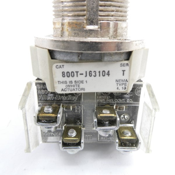 ALLEN BRADLEY 800T-J63104 SER. T UNMP