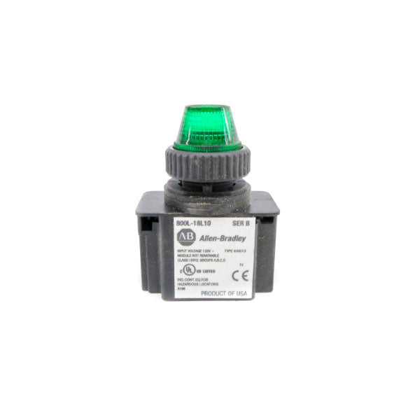 ALLEN BRADLEY 800L-18L10 SER. B 120V NSNP