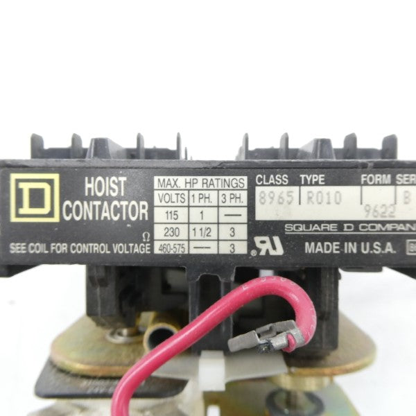 SQUARE D 8965R010 SER. B 24V (AS PICTURED) UNMP