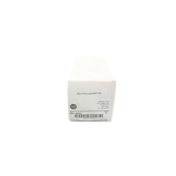 ALLEN BRADLEY 800T-QH2A SER. B 12-130VAC/DC (WH) NSFS