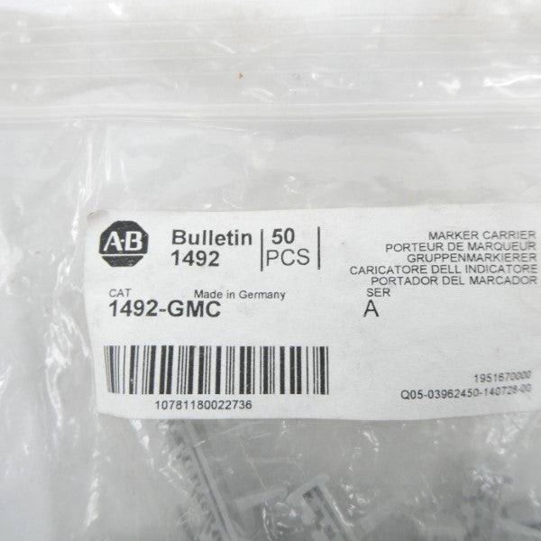 ALLEN BRADLEY 1492-GMC SER. A (PKG OF 50) NSMP
