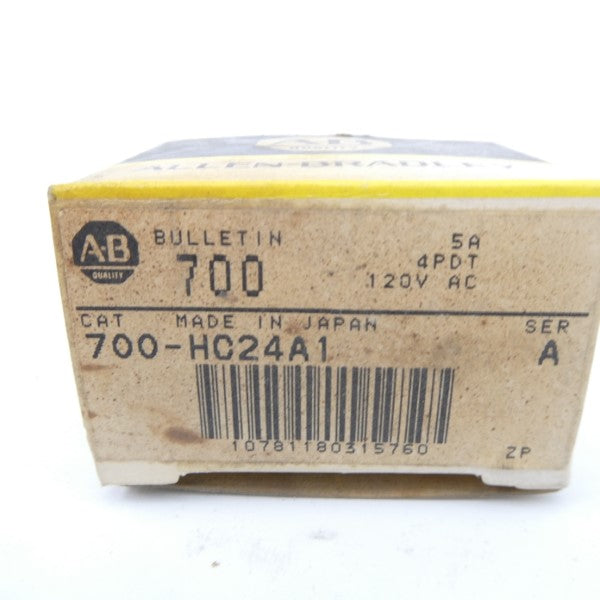 ALLEN BRADLEY 700-HC24A1 SER. A 120VAC 5A (BK/YL) NSMP