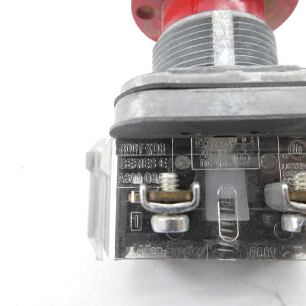 ALLEN BRADLEY 800T-XD6 SER. E 600V (AS PICTURED) NSNP