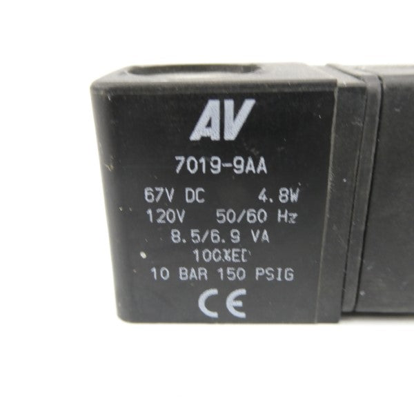 AV 7019-9AA 120V 150PSI (AS PICTURED) NSNP