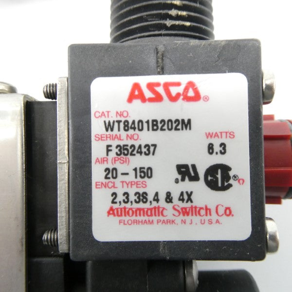 ASCO WT8401B202M 110-120V 20-150PSI NSNP