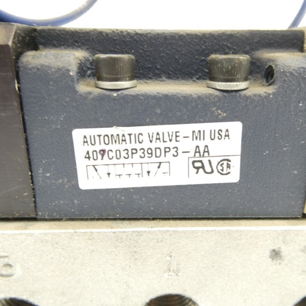 AUTOMATIC VALVE 407C03P39DP3-AA 120V NSNP