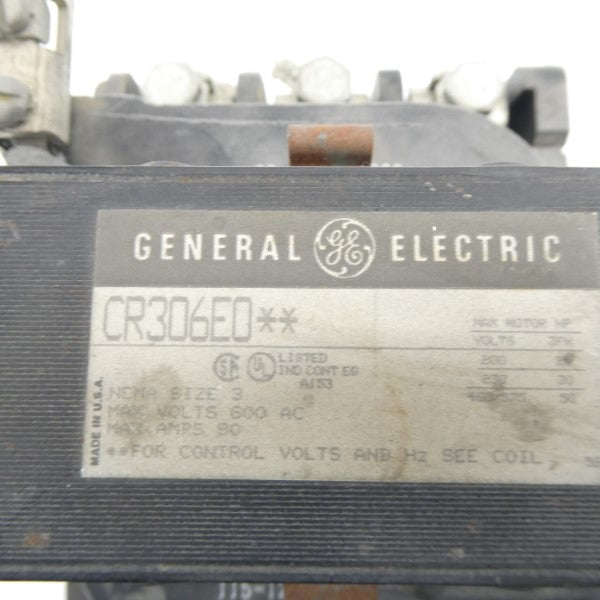 GENERAL ELECTRIC CR306E002 110/115-120V 90A UNMP