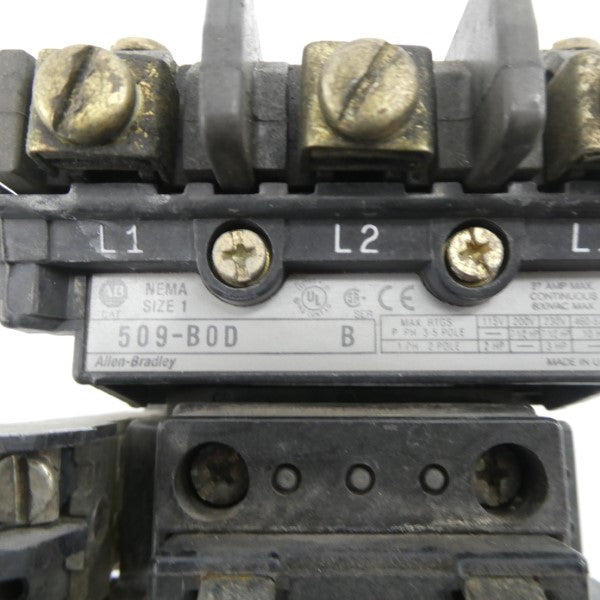 ALLEN BRADLEY 509-BOD SER. B 110/115-120V 27A UNMP
