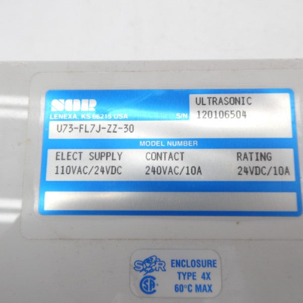 SOR U73-FL7J-ZZ-30 240VAC 10A NSNP