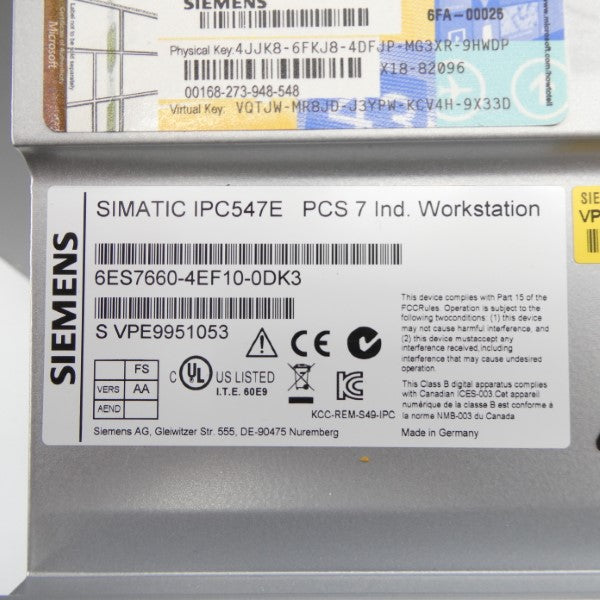 SIEMENS 6ES7660-4EF10-0DK3 NSMP