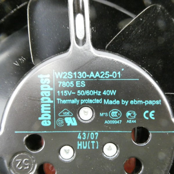 EBMPAPST W2S130-AA25-01 115V NSNP