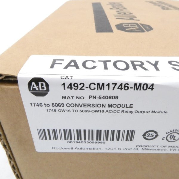 ALLEN BRADLEY 1492-CM1746-M04 SER. A (BR/WH) NSFS