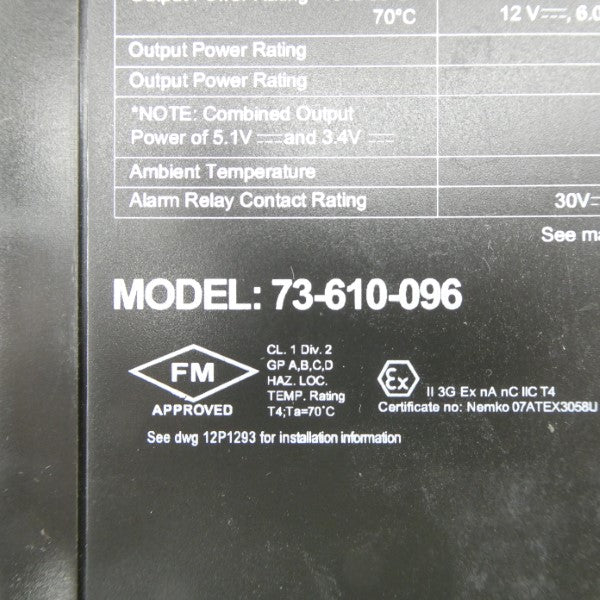 EMERSON 73-610-096 24V 6.1A NSNP