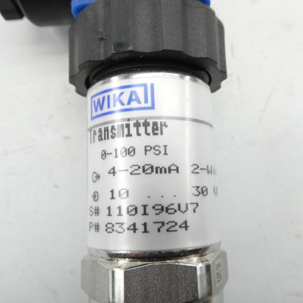 WIKA 8341724 10-30VDC 0-100PSI NSNP