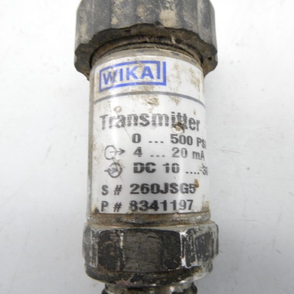 WIKA 8341197 10-30VDC 0-500PSI UNMP
