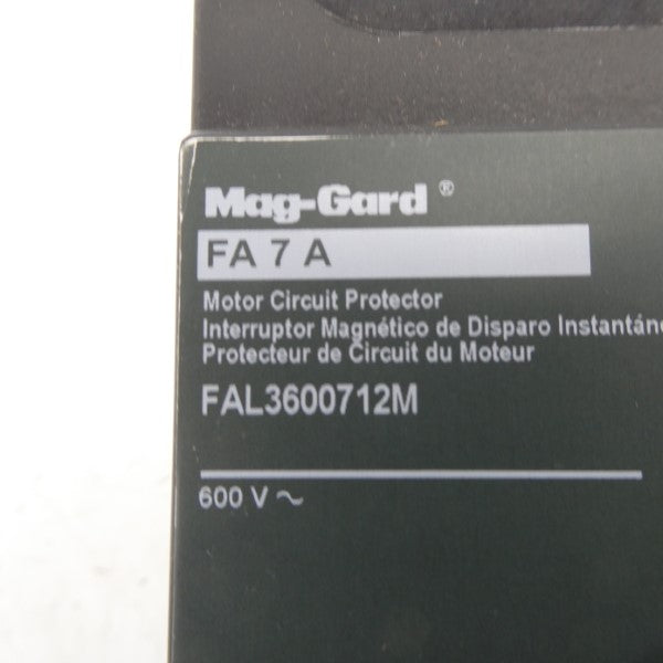 SQUARE D FAL3600712M 600V 7A (GREEN) (AS PICTURED) NSMP