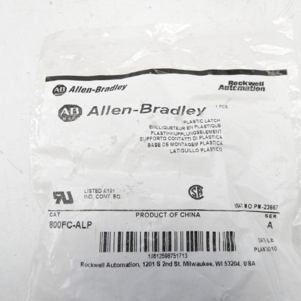 ALLEN BRADLEY 800FC-ALP SER. A NSMP