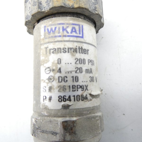 WIKA 8641064 10-30VDC 0-200PSI UNMP