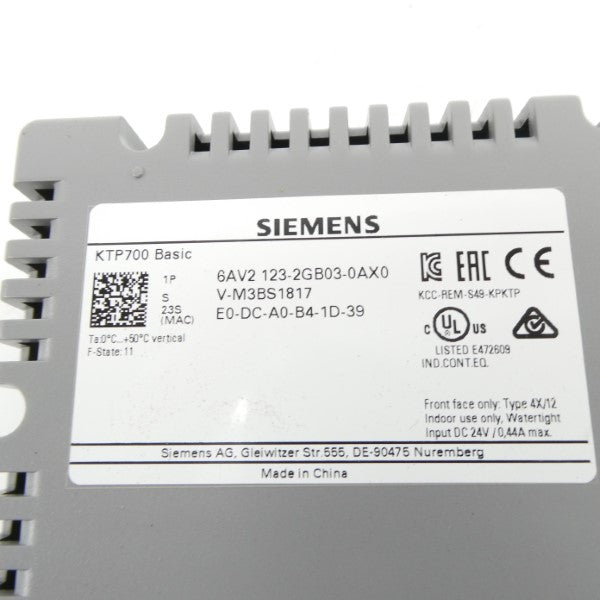 SIEMENS 6AV2123-2GB03-0AX0 24VDC 0.44A NSNP