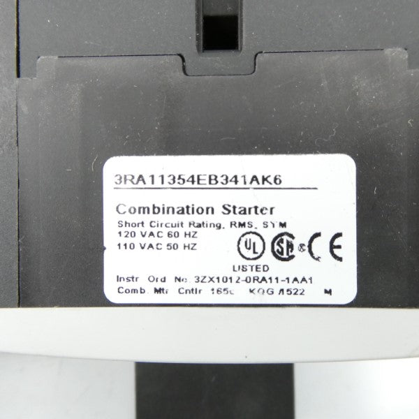 SIEMENS 3RA11354EB341AK6 110/120VAC NSNP