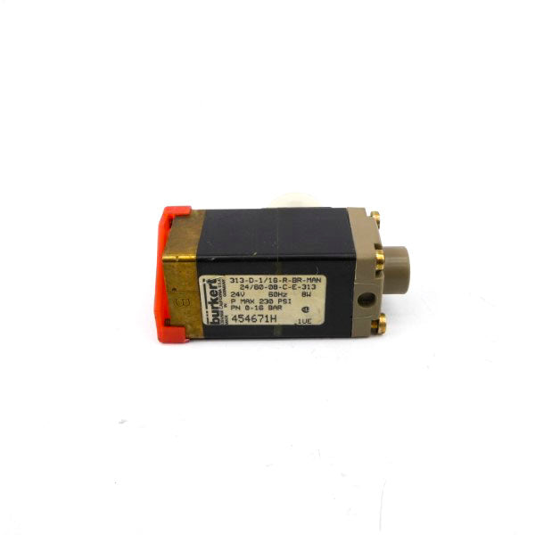 BURKERT 313-D-1/16-R-BR-MAN 454671H 24V 230PSI NSNP