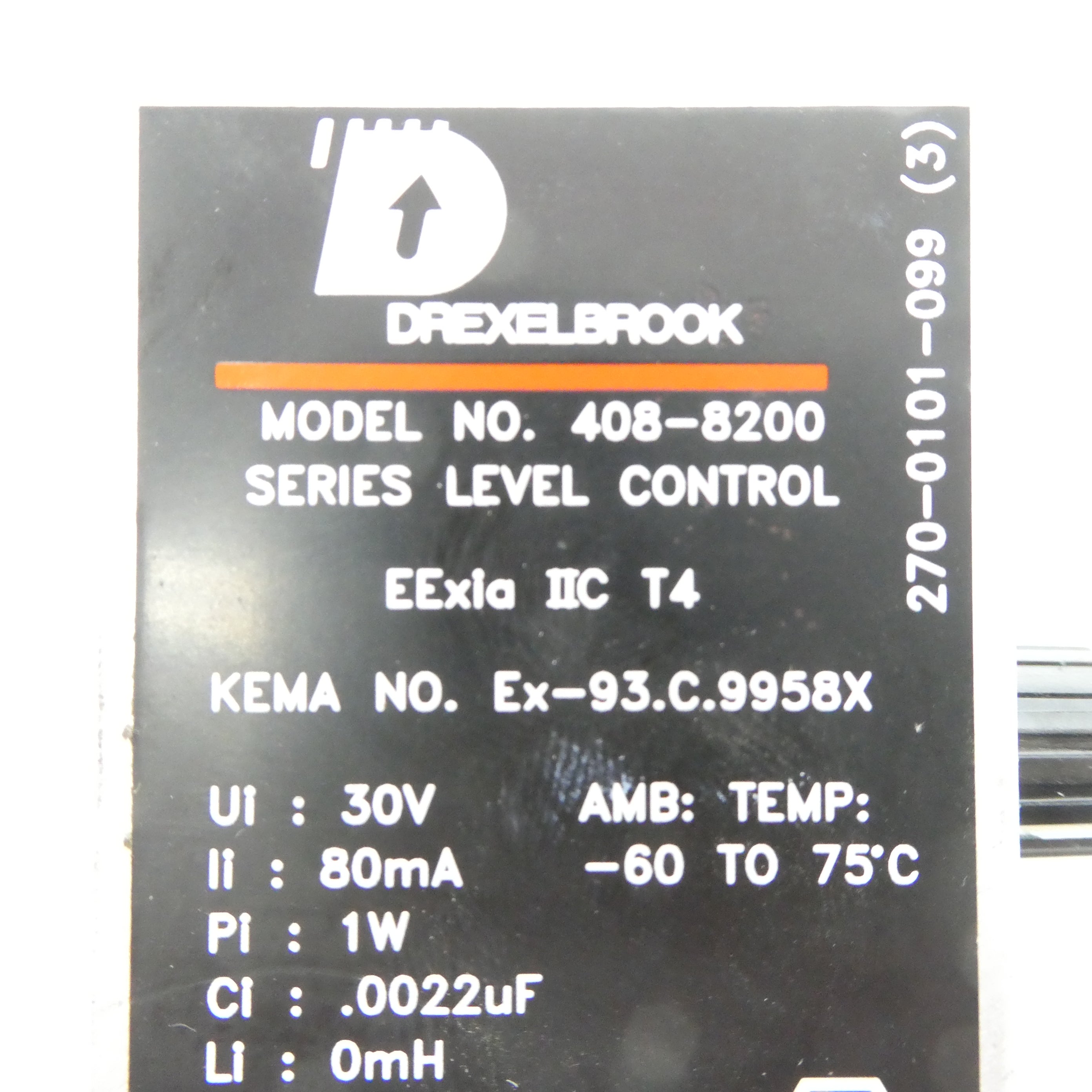 DREXELBROOK 408-8200 30V NSNP