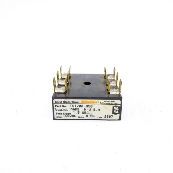 SSAC TS120A-850 120VAC 8.5A 1.5S NSNP