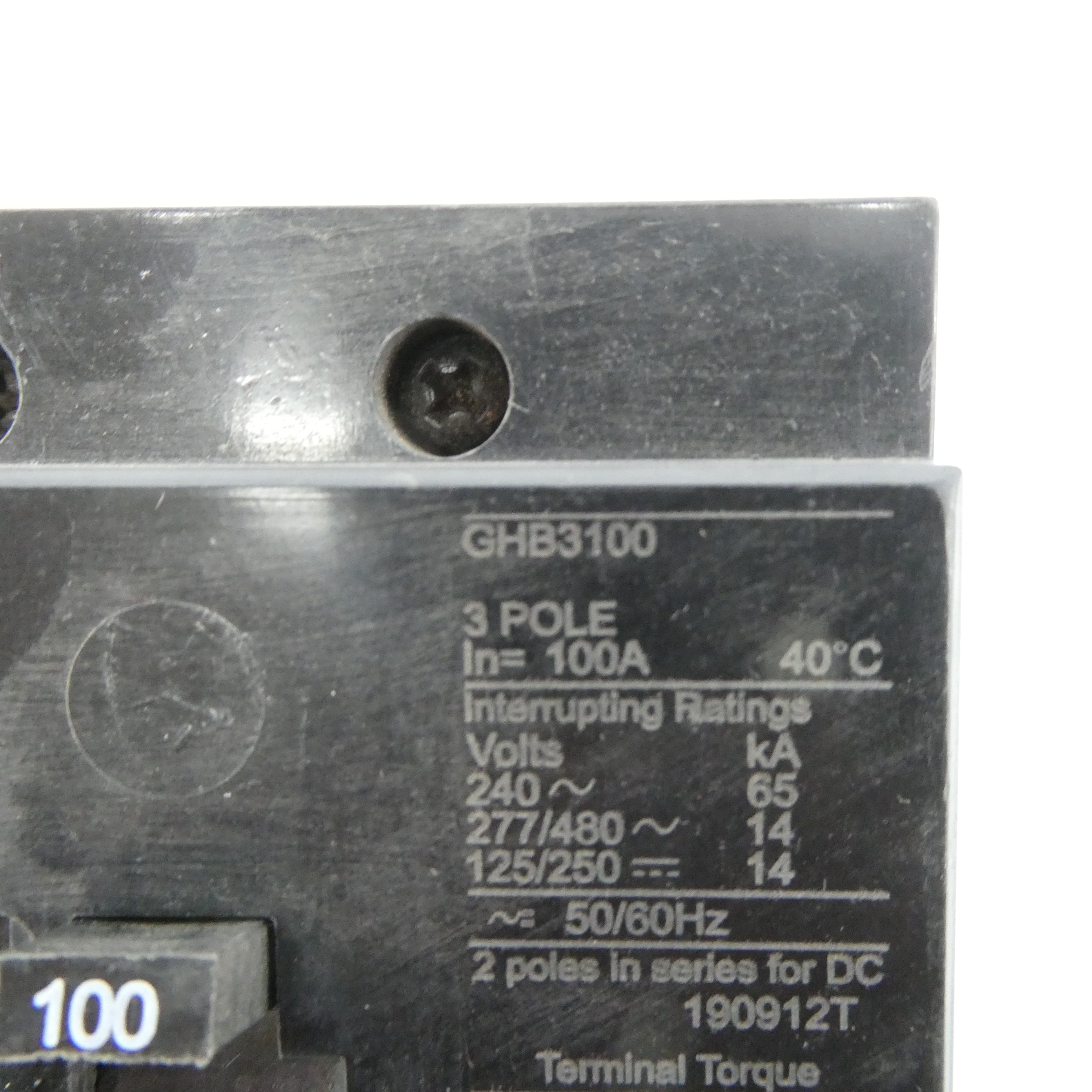 EATON GHB3100 277/480V 100A NSNP