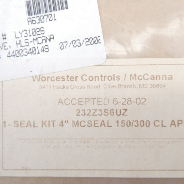 WORCESTER CONTROLS 232Z3S6UZ 4" NSMP