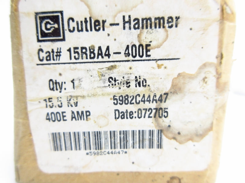 CUTLER HAMMER 15RBA4-400E 15.5KV 400EA NSMP