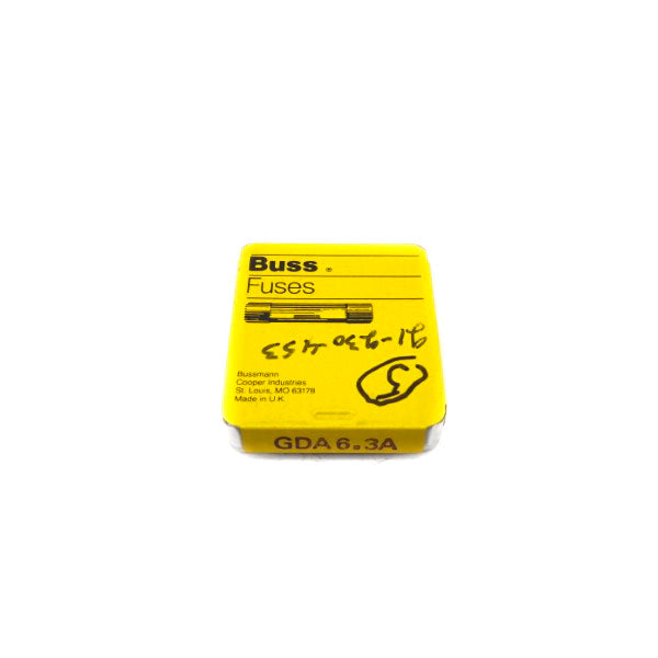 BUSSMANN GDA6.3A 6.3A (PKG OF 5) NSMP