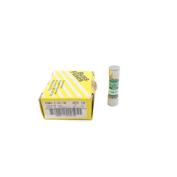 BUSSMANN FNM-1-6/10 1-6/10A (PKG OF 10) NSMP