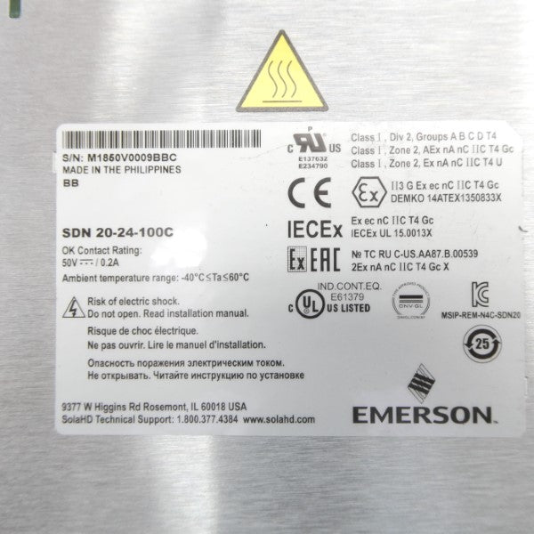EMERSON SDN20-24-100C 100-240VAC NSMP