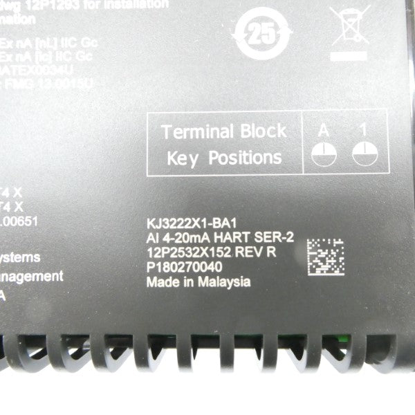 EMERSON KJ3222X1-BA1 12P2532X152 NSMP
