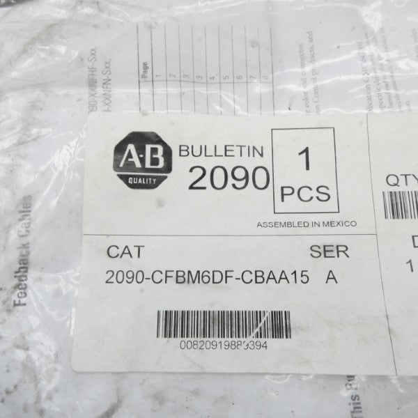 ALLEN BRADLEY 2090-CFBM6DF-CBAA15 SER. A NSMP