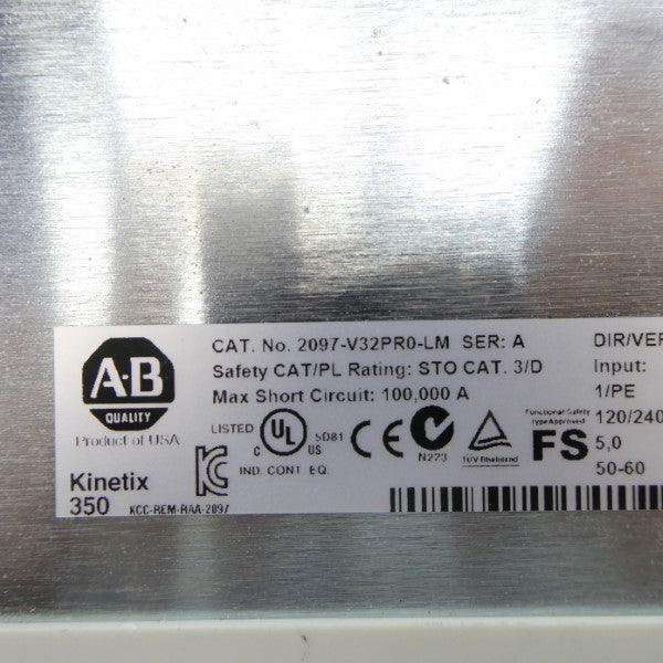 ALLEN BRADLEY 2097-V32PR0-LM SER. A UNMP