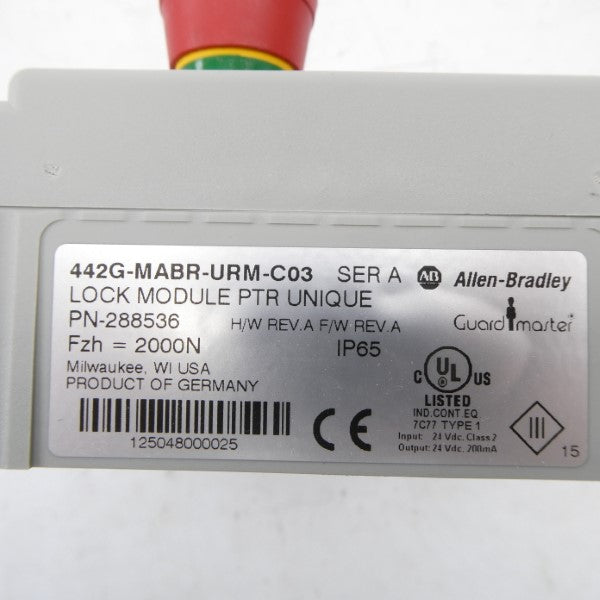 ALLEN BRADLEY 442G-MABR-URM-C03 SER. A F/W A (WH) NSMP