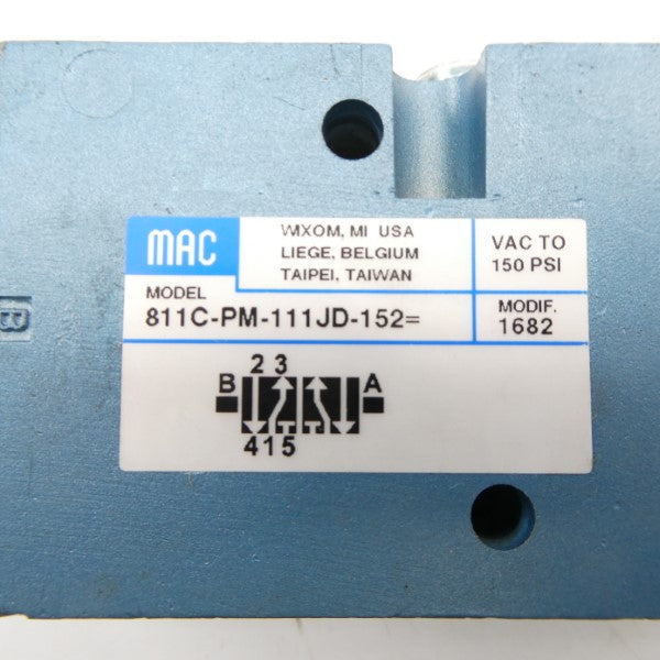 MAC 811C-PM-111JD-152 110/120V 150PSI NSMP