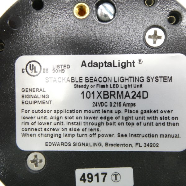 EDWARDS SIGNALING 101XBRMA24D 24VDC 0.215A NSMP